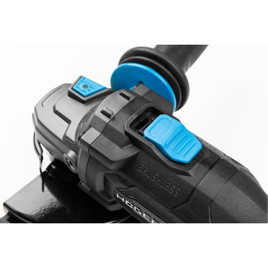 HOGERT AKU Bezuhlíková uhlová brúska 125mm 18V s nastaviteľnými otáčkami HT2E281-0AG HOGERT AKU Bezuhlíková uhlová brúska 125mm 18V s nastaviteľnými otáčkami HT2E281-0AG