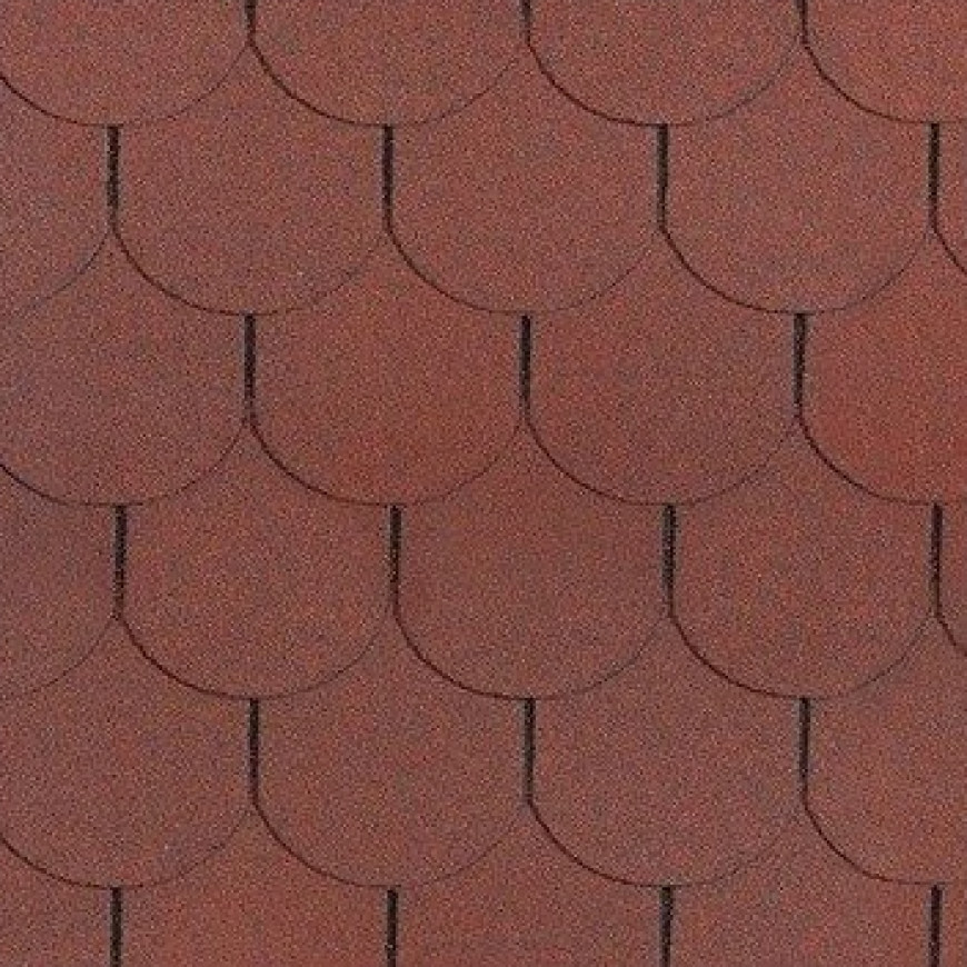 Šindeľ Bobrovka červená 3m2/bal ROCK