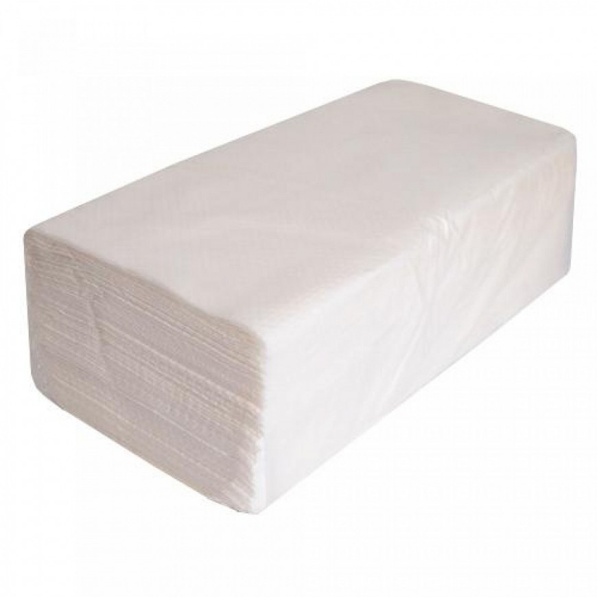Papierové utierky ZZ biele 24x21cm 4000ks 2-vrstvové