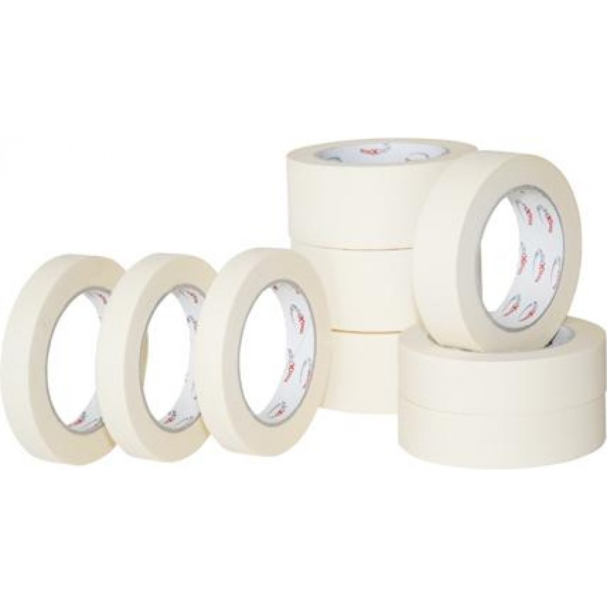Krepové maskovacie pásky Solvent Premium Quality 50mm x 50m biela 80°C typ 481