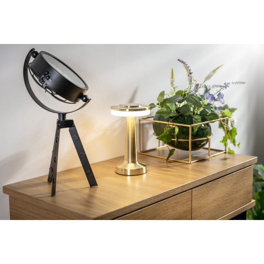 Stolná LED lampa MONUM 3W 200lm zlatá LB-MON3W-40-DEC