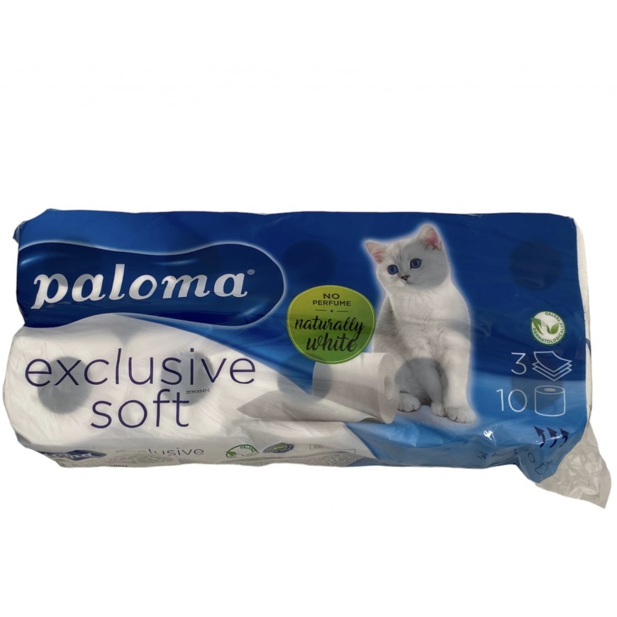 Toaletný papier 3-vrstvový Paloma 10ks