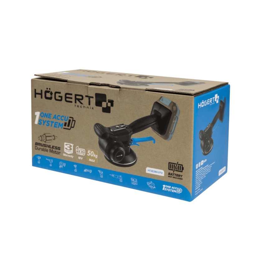 HOGERT AKU vibrátor na dlažbu 18V HT2E284-0TV