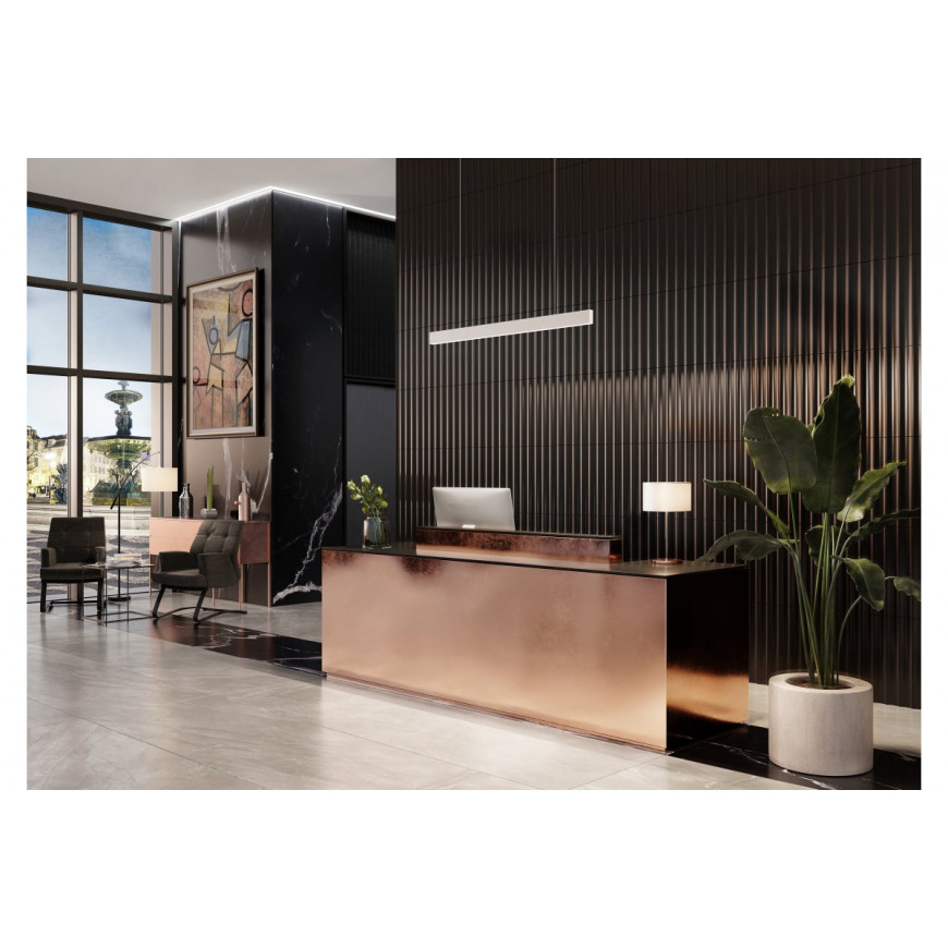 Závesné svietidlo LED LIVIA 40W 3600lm 4000K 120cm biele LD-LIV40WNB-10