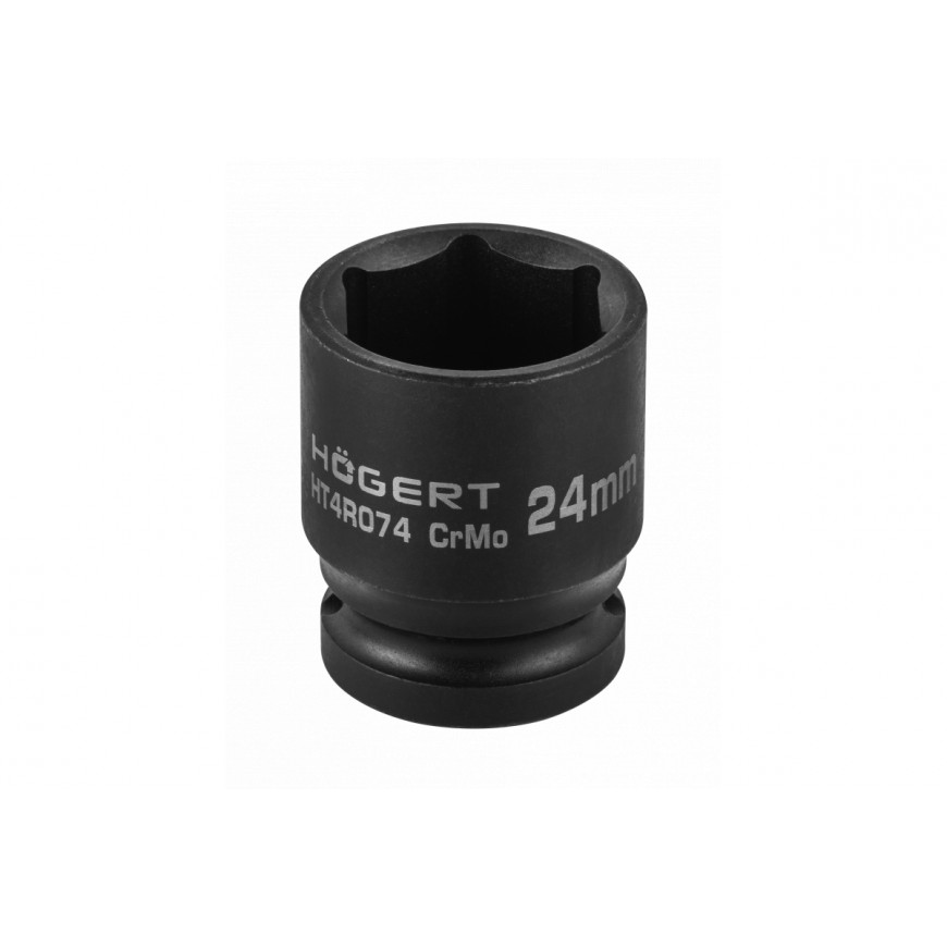 Rázový nástavec 1/2" krátka 24mm HT4R074