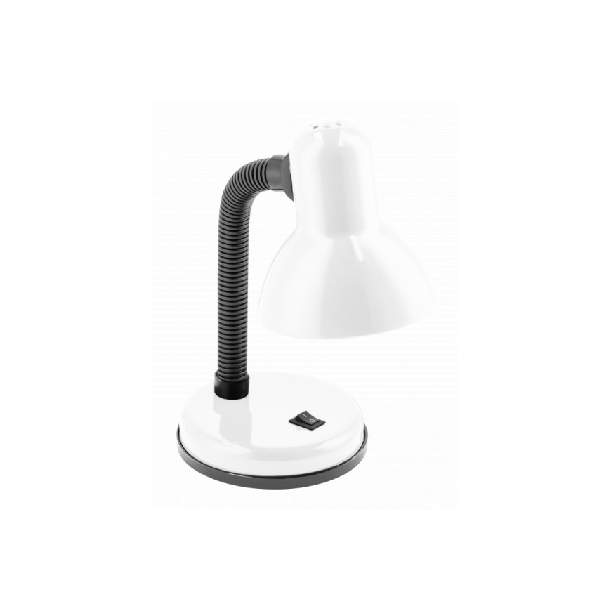 Stolná lampa RIO E27 40W biela