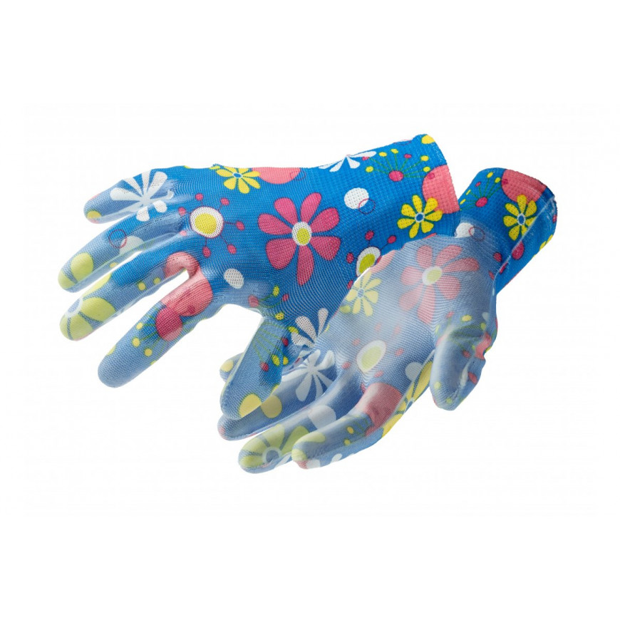 Pracovné rukavice záhradné SELZ modré