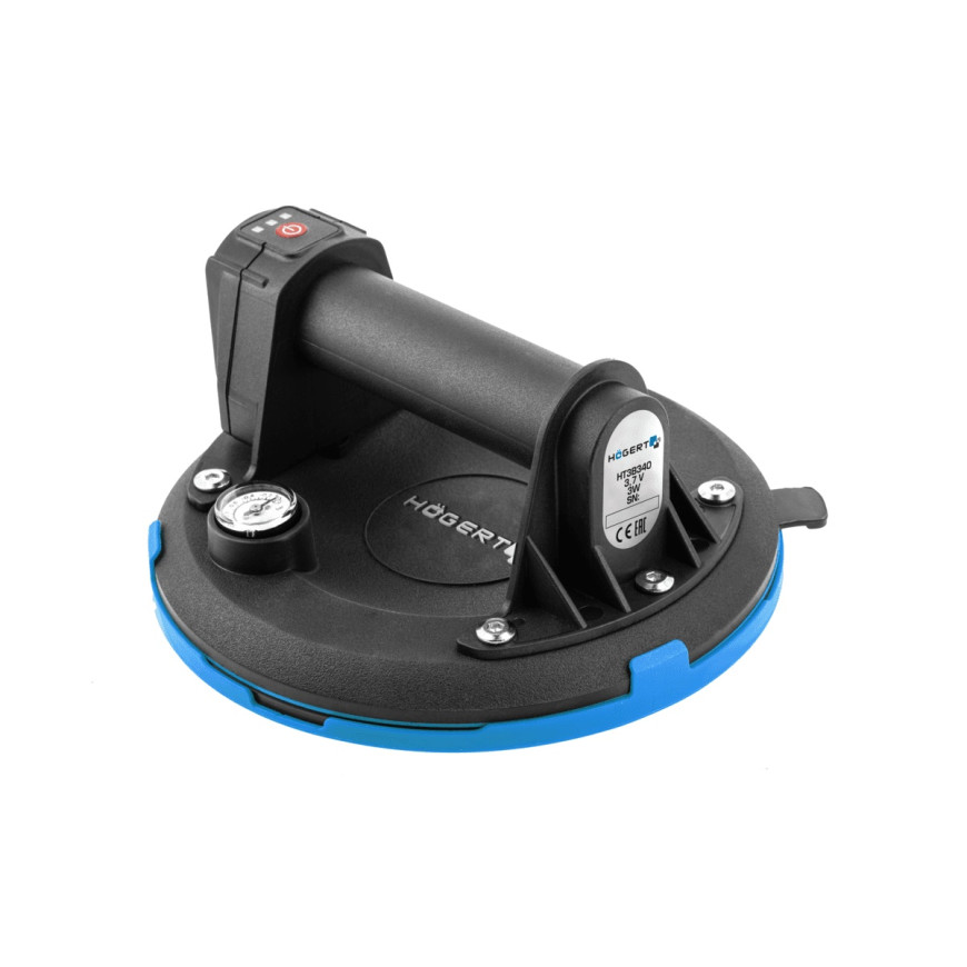 Akumulátorová prísavka 200 mm s manometrom do 150 kg HT3B340