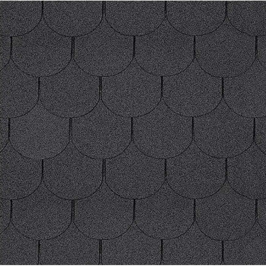 Šindeľ Bobrovka čierna 3m2/bal ROCK