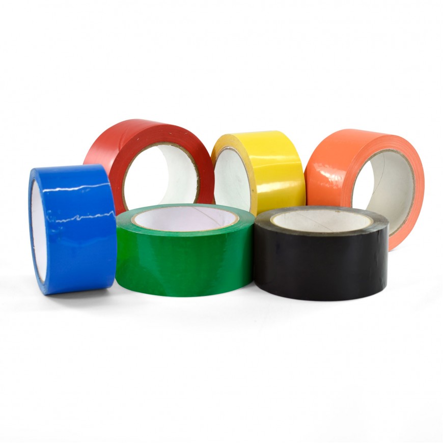 Lepiace pásky farebné PVC Solvent 50mm x 33m 1-farebné