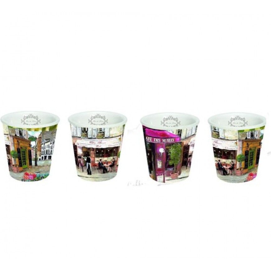 Kávová súprava piccolo Paris 80ml - 4ks