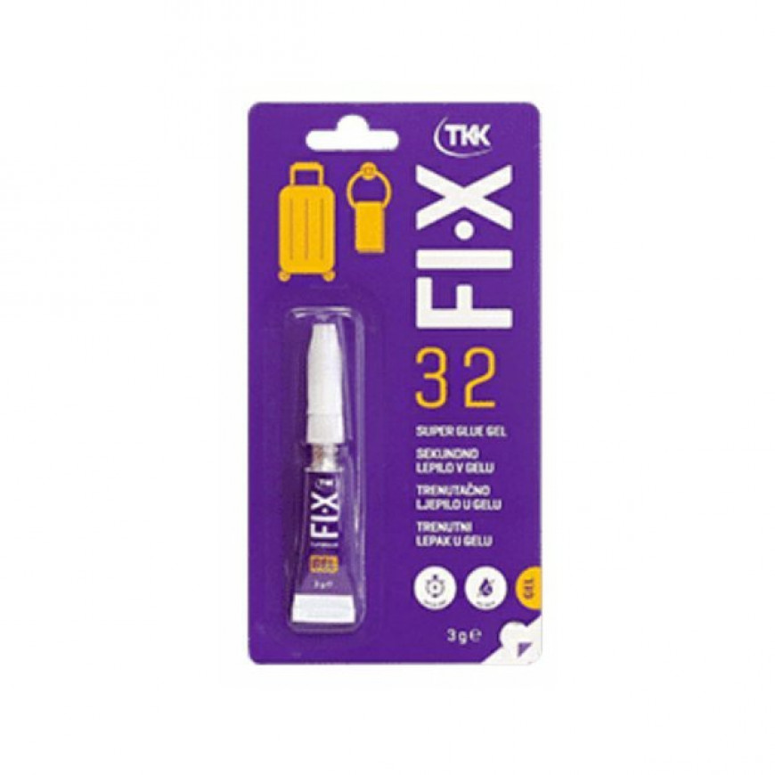 Lepidlo sekundové TKK FIX-32 SUPER GLUE Gel 3g