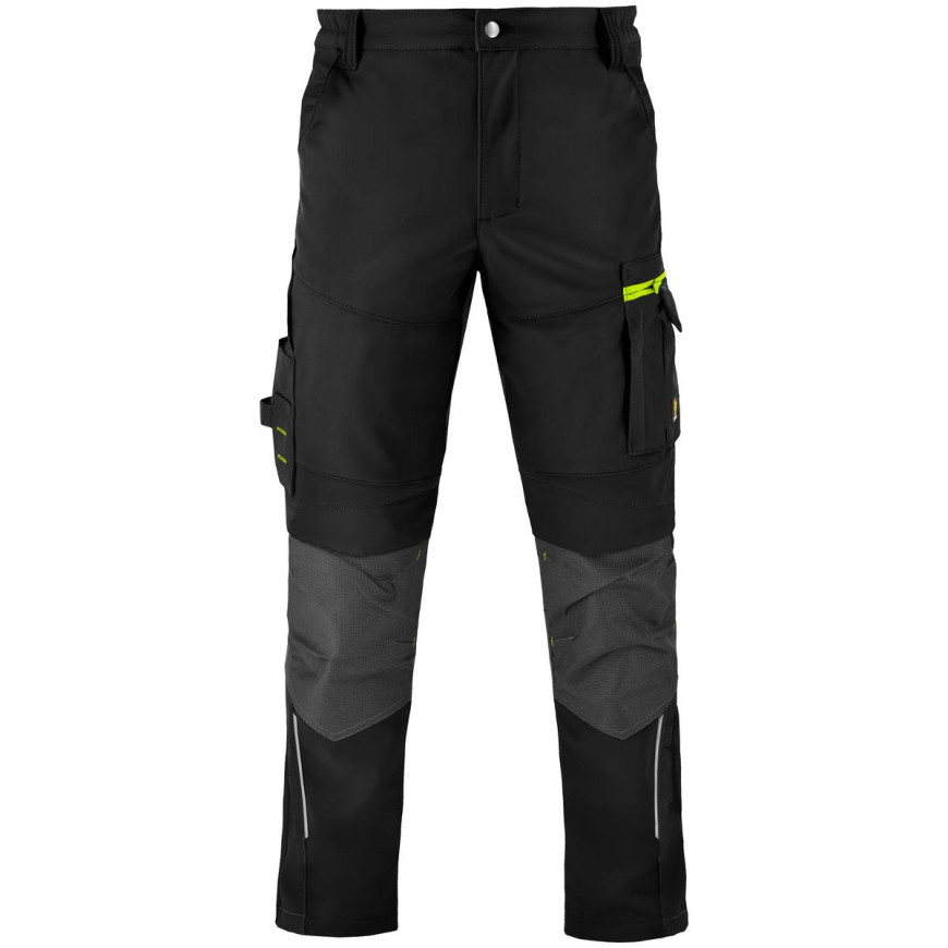 Nohavice do pása softshell POWERFLEX Black