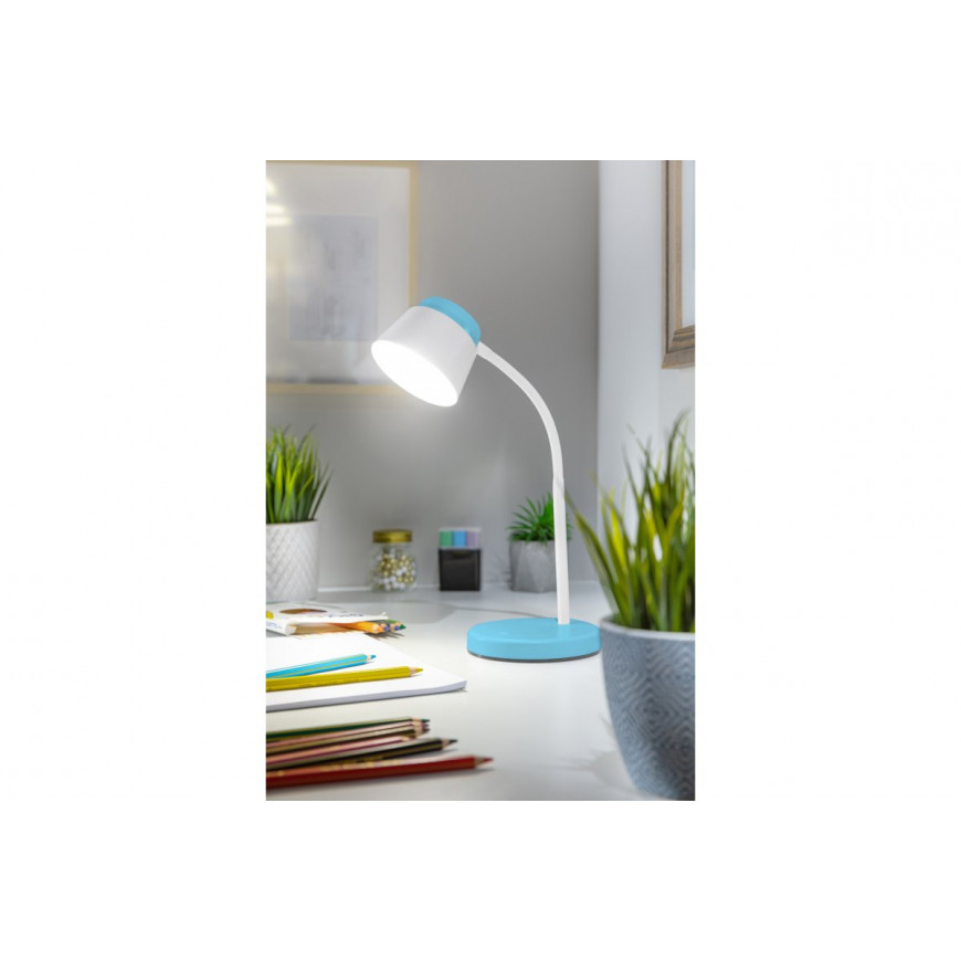 Stolná LED lampa HELIN 6W 350lm modrá