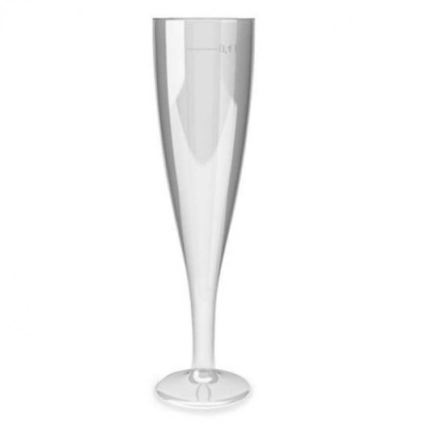 Jednorázový pohár na stopke na šampanské 100ml