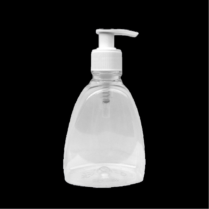 Fľaša PET Na Mydlo Nr. 115 Číra 0,3L + Pumpička