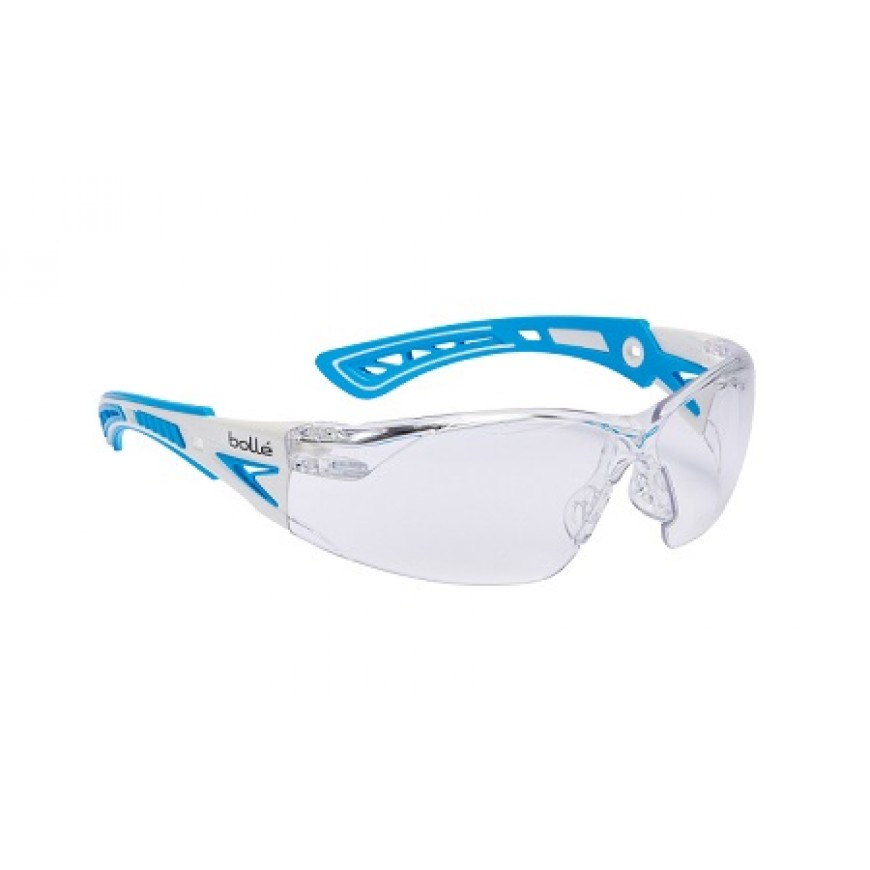 Ochranné okuliare RUSH PLUS SMALL bielo-modré