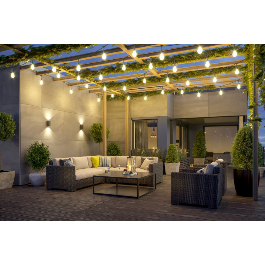 Zahradná girlanda 10m, AC220-240V, 50-60Hz,10 žiaroviek E27 AE-GIR10-10 Zahradná girlanda 10m, AC220-240V, 50-60Hz,10 žiaroviek E27 AE-GIR10-10