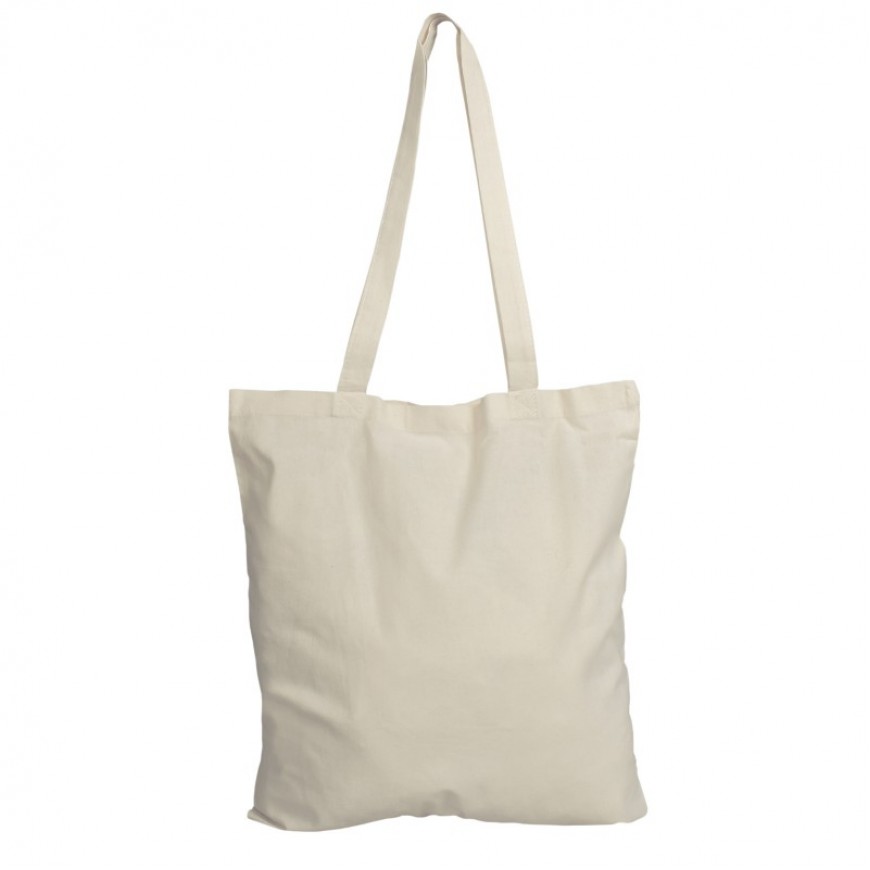 Prírodné tašky z PP rúna opakovane používateľné, extra pevné, umývateľné pri 30°C, recyklovateľné 40+20x40 krémová 90g/cm2