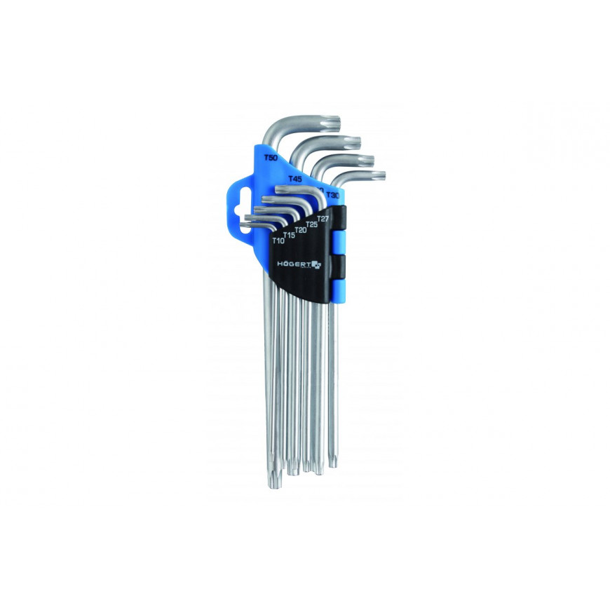 Sada Torx kľúčov extra dlhých 9-dielna HT1W818