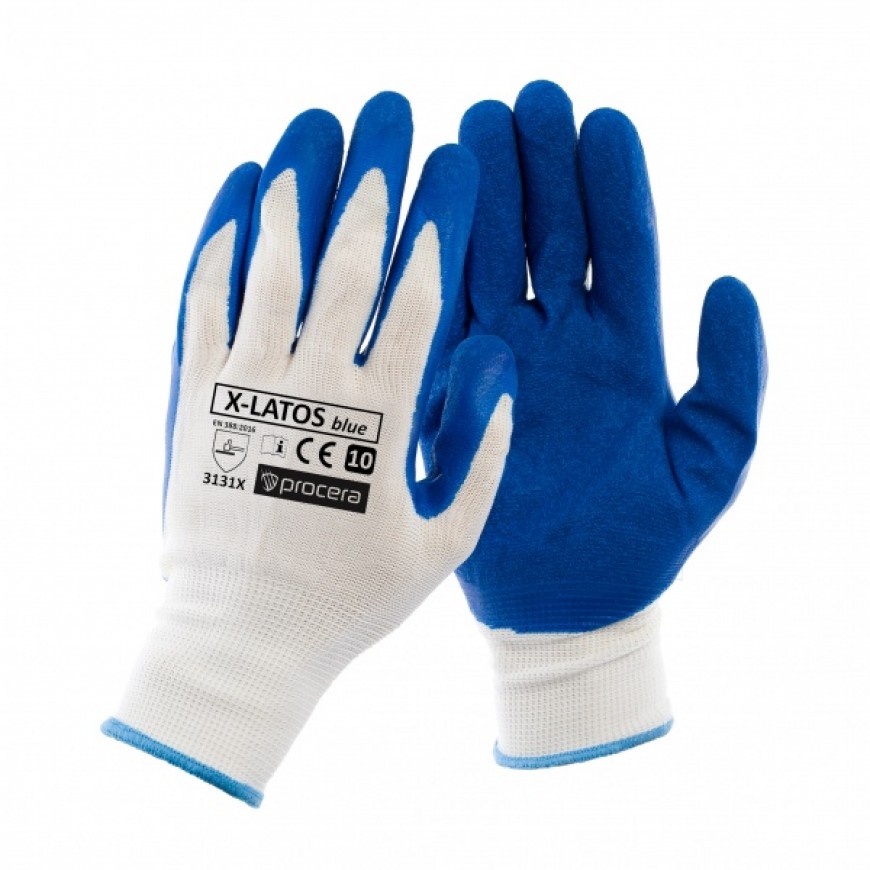 Pracovné rukavice X-LATOS BLUE