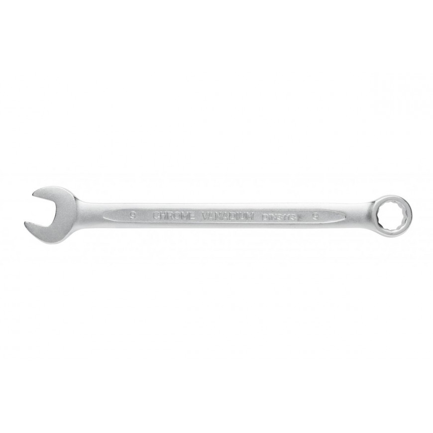 Očko-plochý kľúč CrV oceľ 9 mm DIN 3113