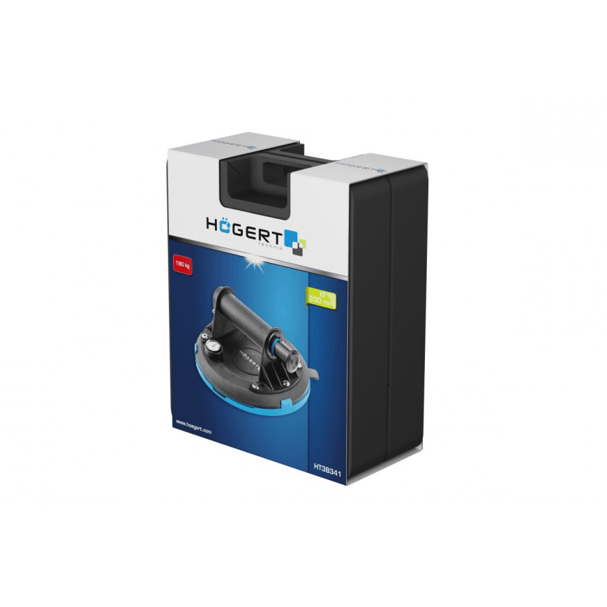 Ručná prísavka s manometrom 200mm do 190kg HT3B341