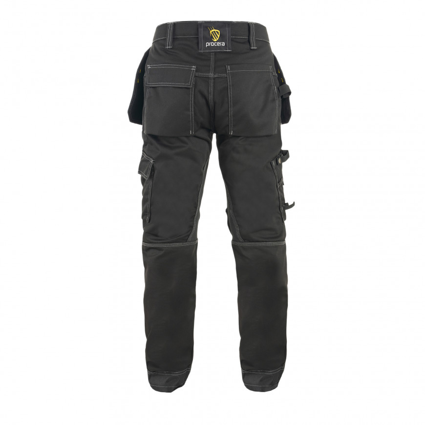 Pracovné nohavice do pása BUILDER BLACK