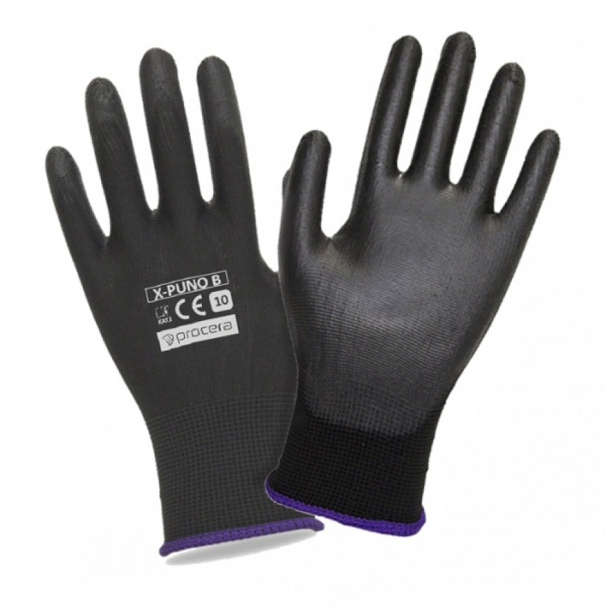 Pracovné rukavice X-PUNO BLACK