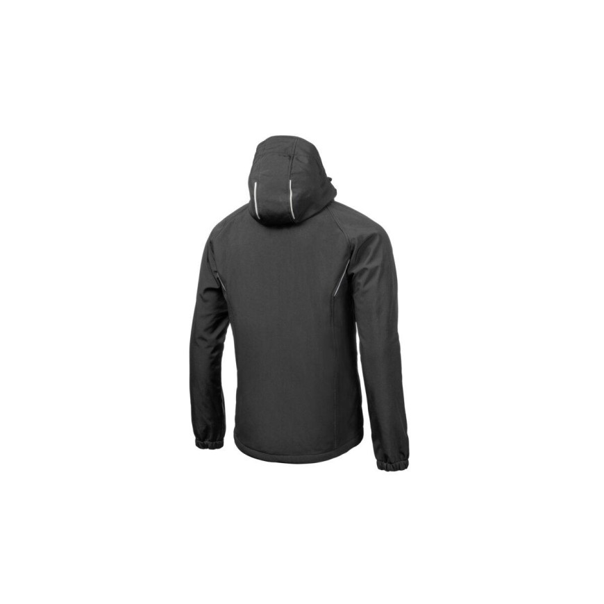 Softshellová bunda DITTER s kapucňou čierna HT5K260-1 Softshellová bunda DITTER s kapucňou čierna HT5K260-1
