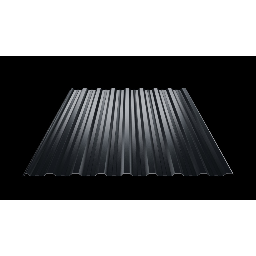 Plech trapézový TRB18/1100, 0,5 mm, dĺžka 2 m hnedý