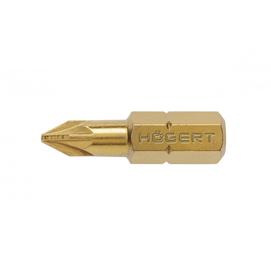 Bit PZ1 25 mm S2 potiahnutý titánom 5-dielny blister HT1S384