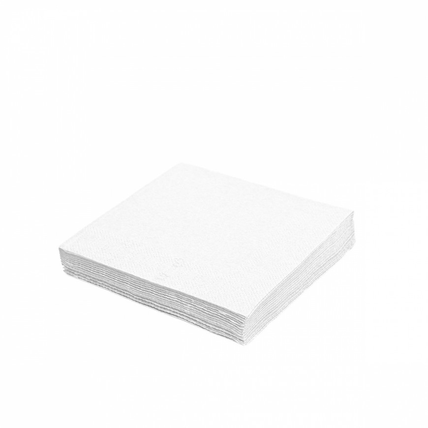 Servítky 1-vrstvové biele 33x33cm 500ks