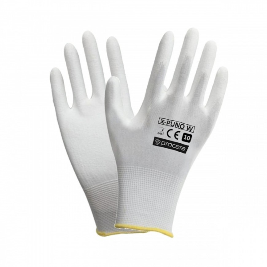 Pracovné rukavice X-PUNO WHITE