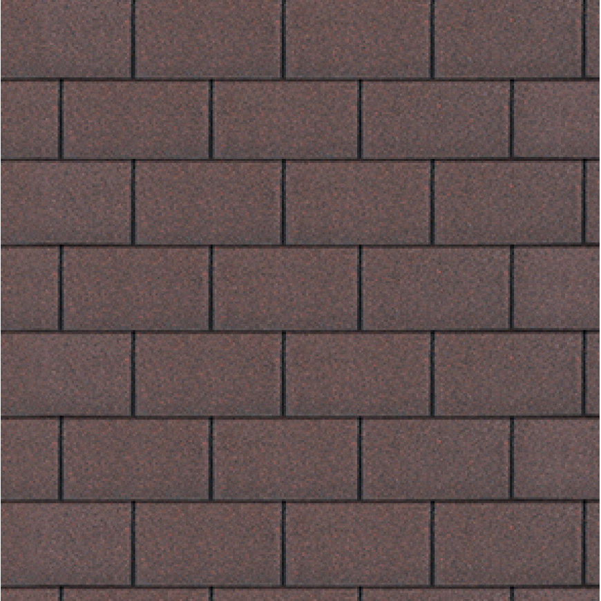 Šindeľ Obdĺžnik hnedý 2m2/bal YOGA TRIO