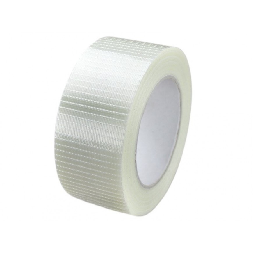 Lepiaca páska PP spevnená Filament Band Hot Melt pozdlžno-priečne vlákna 50mm x 50m typ 327 L+Q