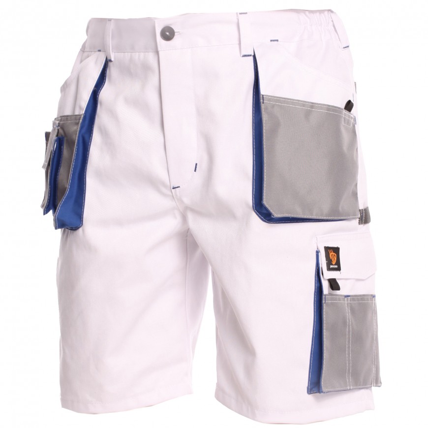 Pracovné nohavice krátke PROMAN 290 Biele