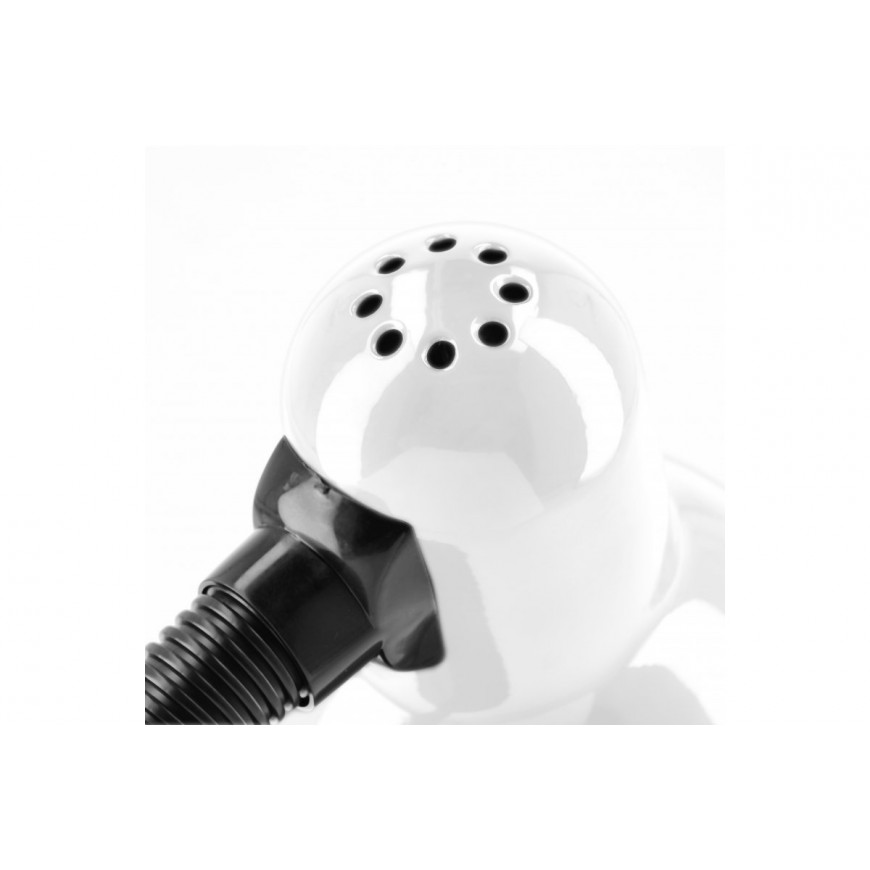 Stolná lampa RIO E27 40W biela LB-RIOE27-10