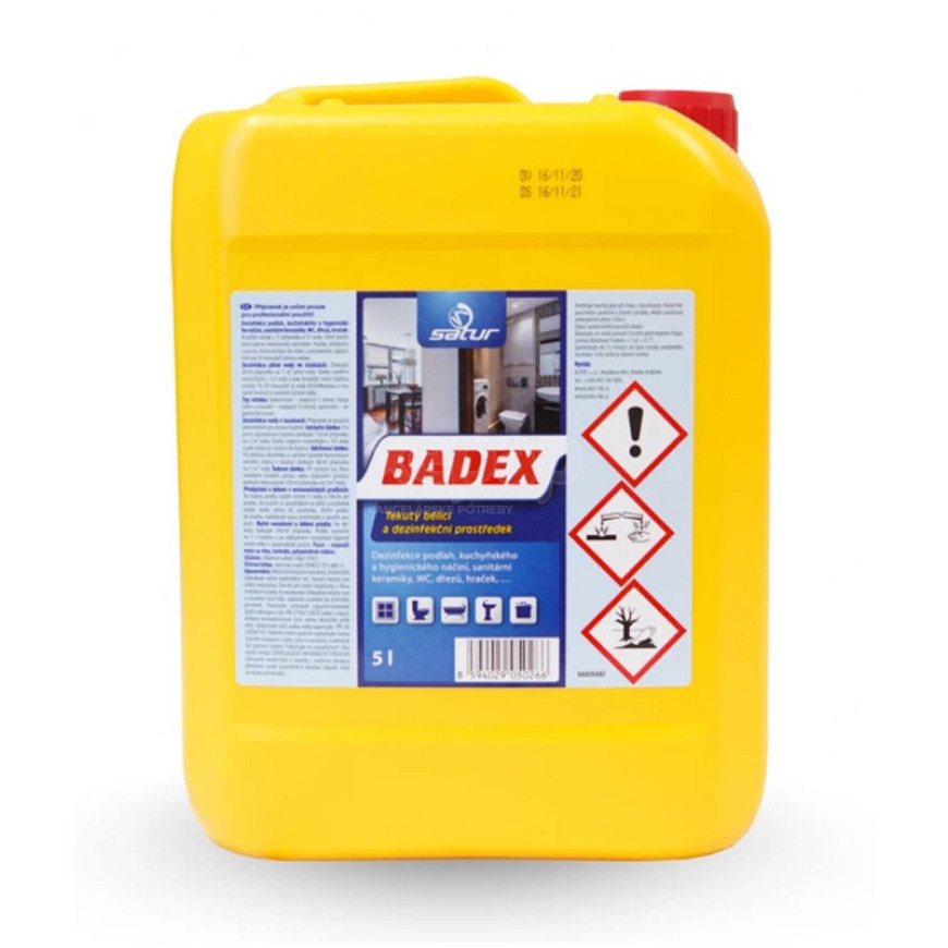 Čistiaci dezinfekčný prostriedok SATUR BADEX 5L