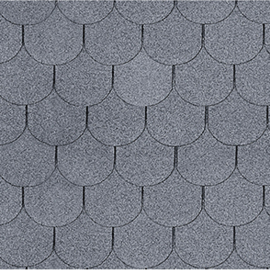 Šindeľ Bobrovka sivá 2m2/bal YOGA PLUS