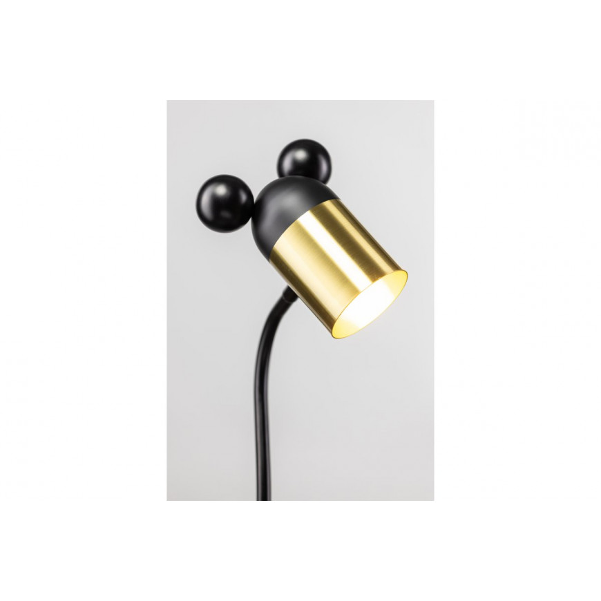 Stolná lampa MYŠ E27 25W 8cm čierno-zlatá LB-MOUS-27-DEC