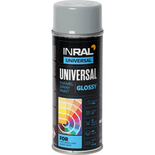 Sprej INRAL UNIVERSAL 400ml RAL 7001 sivá strieborná
