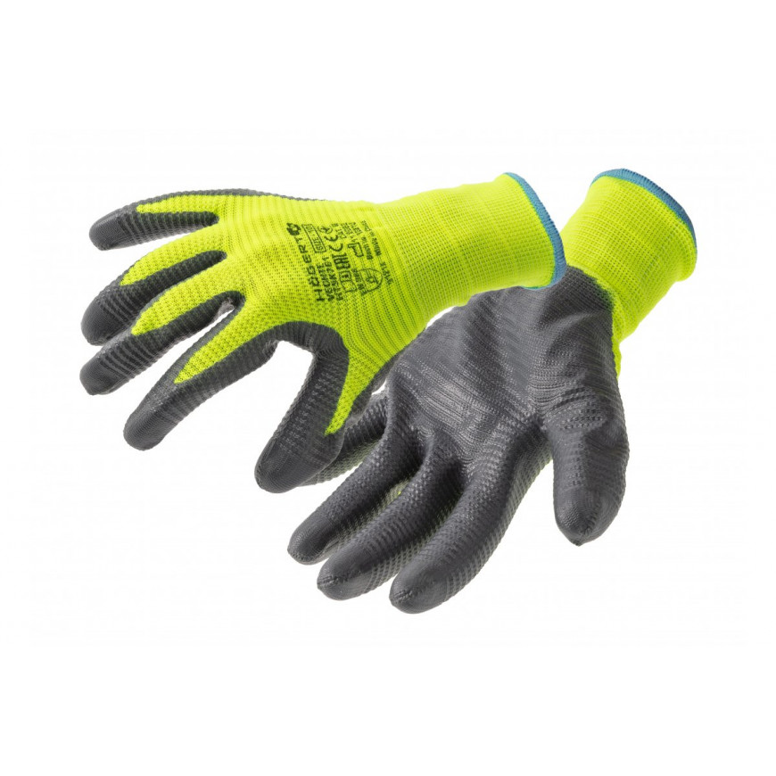 Pracovné rukavice VECHTE nitrilové zeleno-šedé
