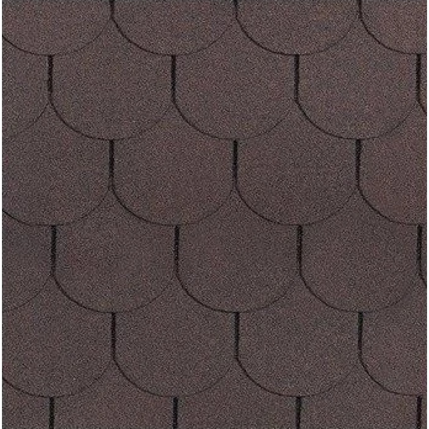 Šindeľ Bobrovka hnedá 3m2/bal ROCK