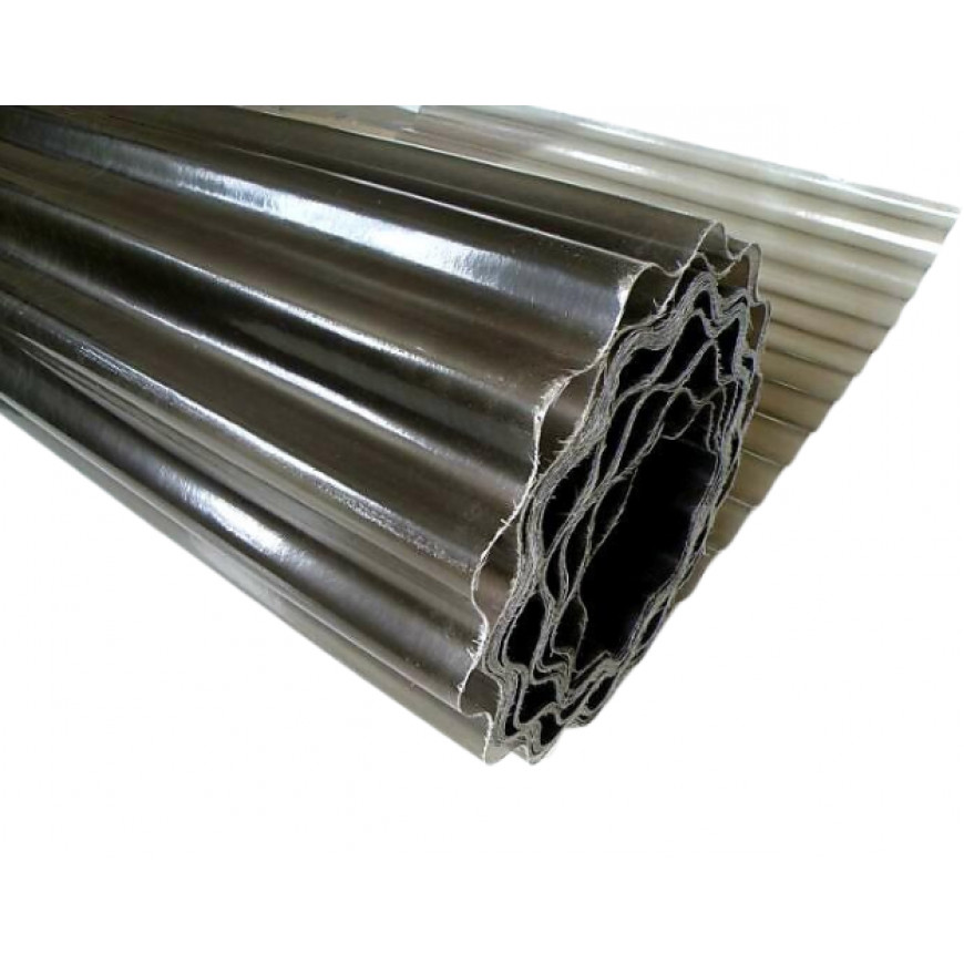 Sklolaminátová vlnitá rolka 2,0x5m bronz