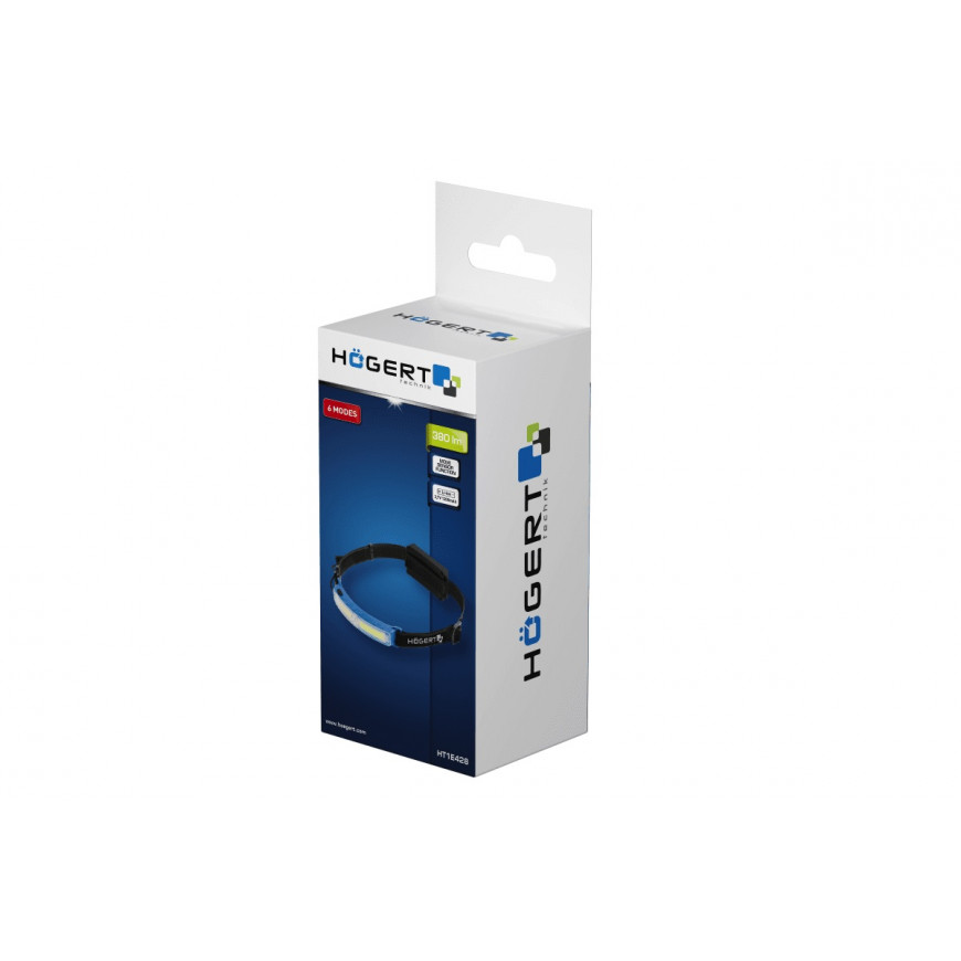 Čelovka COB XPB USB 6 funkcí