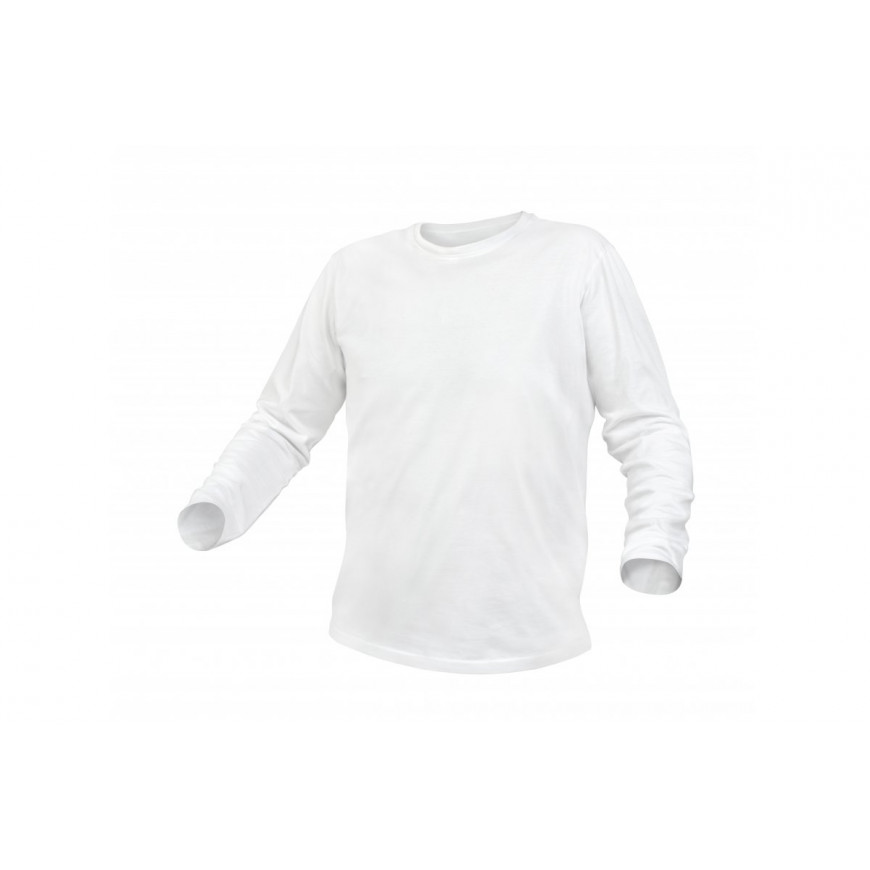 ILM bavlnené tríčko s dlhým rukávom biele