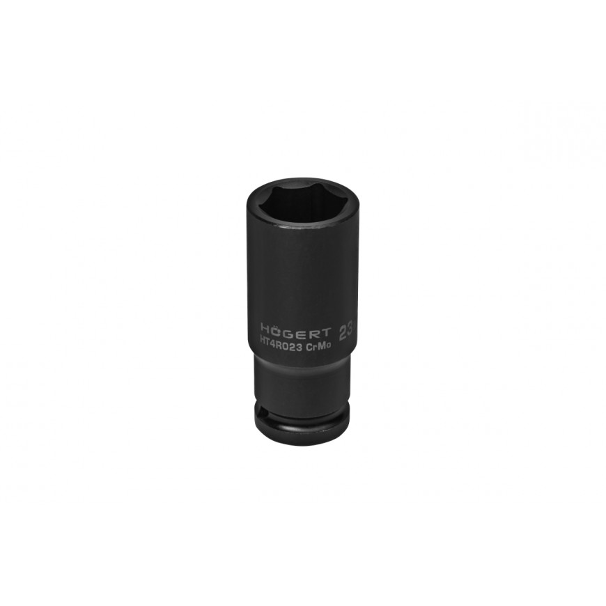 Rázová hlavica 1/2" 23 mm CrMo hlboká HT4R023
