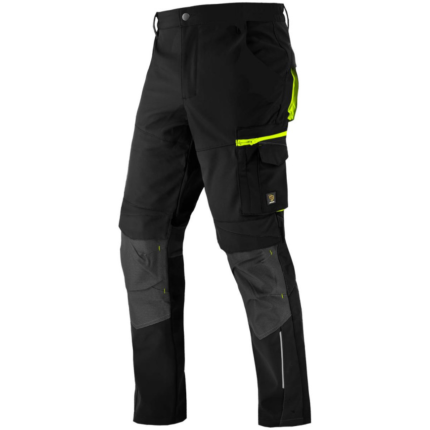 Nohavice do pása softshell POWERFLEX Black