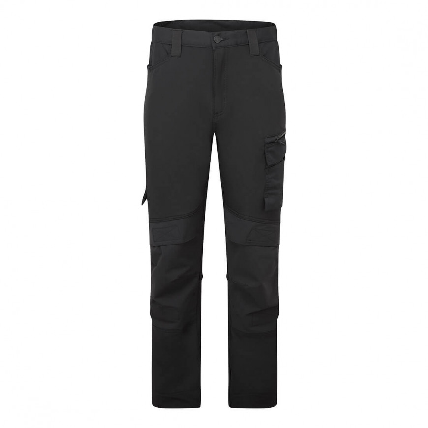 Pracovné nohavice DX421 4-way stretch čierne